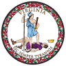 The Great Seal of the State of Virginia.