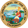 The Great Seal of the State of California.